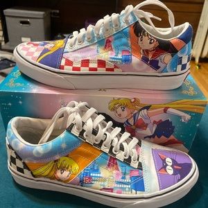 Sailor Moon x Vans patchwork old skools